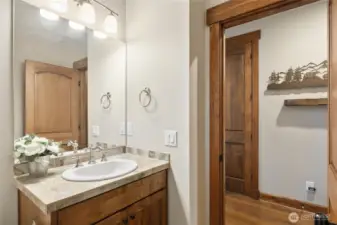 main floor powder room