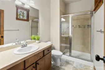 lower level primary bath