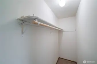 Primary closet