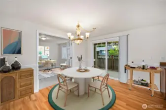 Dining Room Virtually Staged