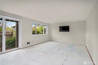 Living Room not staged