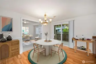 Dining Room Virtually Staged