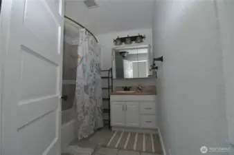Main floor full bath.