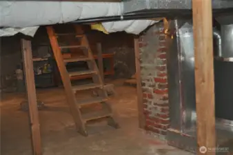 Ceiling is low, so watch your head.