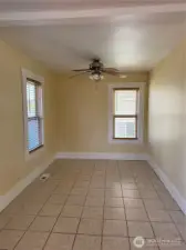 Dining area - big enough for a table for six!