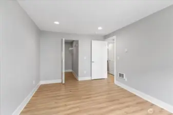 Primary Bed - with a MASSIVE closet!