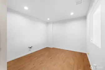 Room plumbed for kitchen