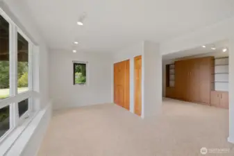 Bedroom 3 downstairs with hobby room