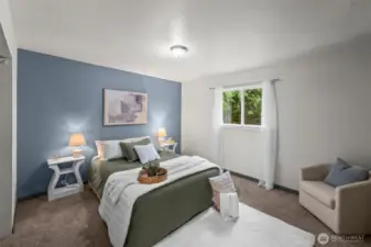 Looks like a great spot to get a good nights sleep for the head(s) of the household.