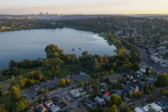 Whatever your sport, Greenlake has it. There's rowing, running, walking, soccer, swimming, skateboarding, tennis, volley ball, and golf!
