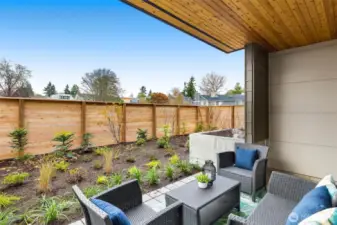 Photos of model home with similar finishes & floor plan.