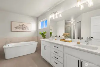 Photographs are for illustrative purposes only. Features, finishes, interior/exterior colors, landscaping and floorplan shown may vary from actual homes built.