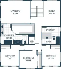 image is a rendering Photographs are for illustrative purposes only. Features, finishes, interior/exterior colors, landscaping and floorplan shown may vary from actual homes built.