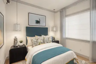 Photos of the Kinney model home for illustration purposes only & are not of the Kinney available for purchase. Home selections will vary.