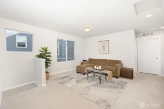 Upper loft/family room