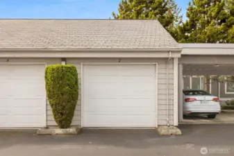 1 car garage included with this condo.