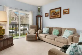 West facing balcony for the afternoon sun.