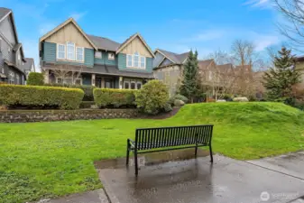 Community courtyard - perfect for pets!