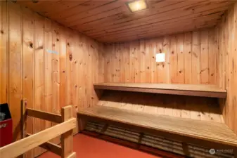 One of two Saunas on 1st Floor