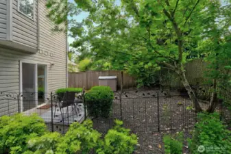 Enjoy entertaining or gardening out here