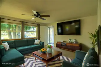 Virtual Staging of living area room -2