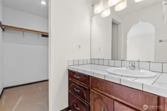 Walk in Closet & Sink for Primary Bedroom~