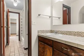 Upstairs Bathroom View from 2nd Bedroom~