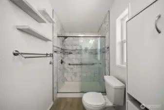 Primary bathroom.