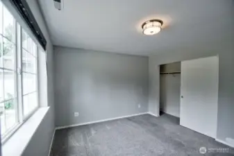 Bedroom with good light.