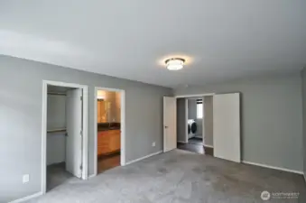Primary Bedroom has Double Doors.