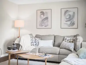 Light and bright living room