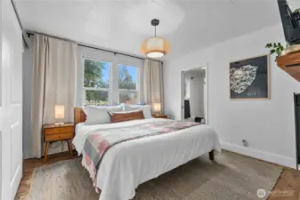 Your primary bedroom with ensuite bath
