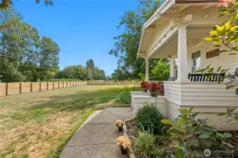 Lovely landscaping