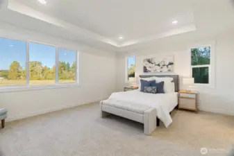 Incredible Mountain Views from this Upper Floor Primary Bedroom ...