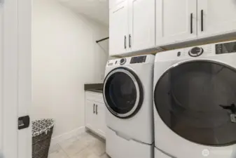 Laundry Room with Tons of Storage & a Sink too ...