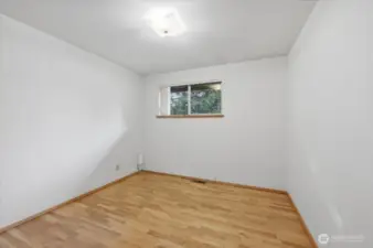 Bedroom #2 - gorgeous original hardwood floors.