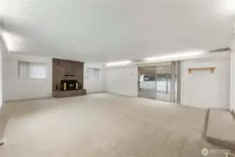 Virtually staged to visualize living space!