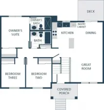 Photographs are for illustrative purposes only. Features, finishes, interior/exterior colors, landscaping and floorplan shown may vary from actual homes built