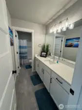 Upper level bathroom