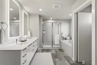 Photos of Model home. Not actual home.