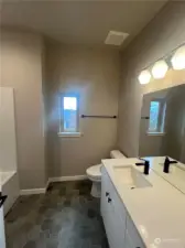 Full bath with tub