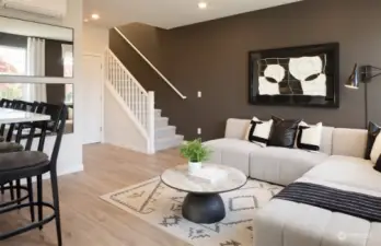 Photos of model home with similar finishes.