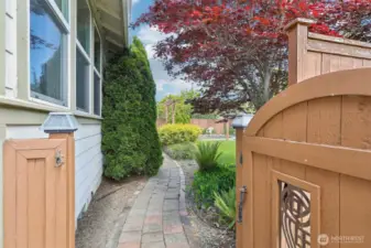 Partially Fenced Private Yard
