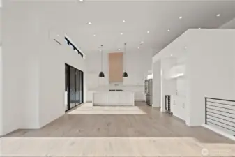 Stunning open concept kitchen / main floor living space...