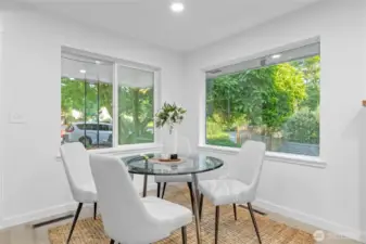 Large windows provide extra natural light.