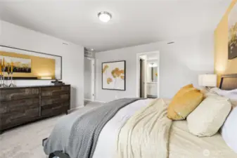 Photos are from the Lina model home in prior community. Finishes, upgrades, and features will vary.