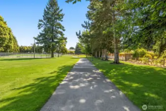 Nearby park and community center