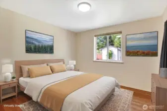 Bedroom #2 (virtual staging)