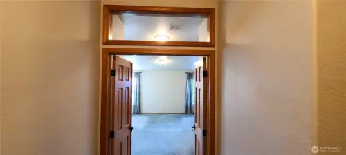 Primary bedroom entrance