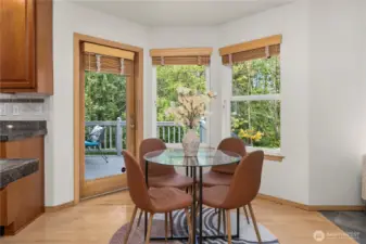 Easy access to the upper deck extends your living area outdoors.